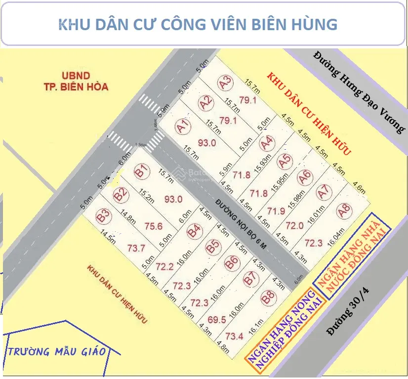 Khu dân cư công viên Biên Hùng - thành phố Biên Hòa