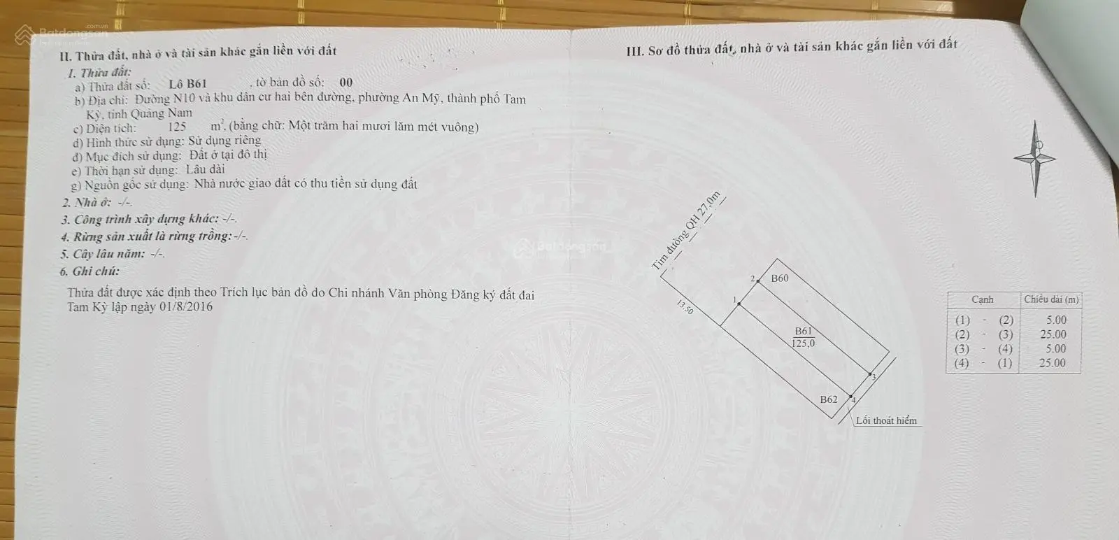 Hót hòn họt: bán nhà riêng tại đường Lê Duẩn N10, 6,8 tỷ, 125m2, 2PN, 3WC