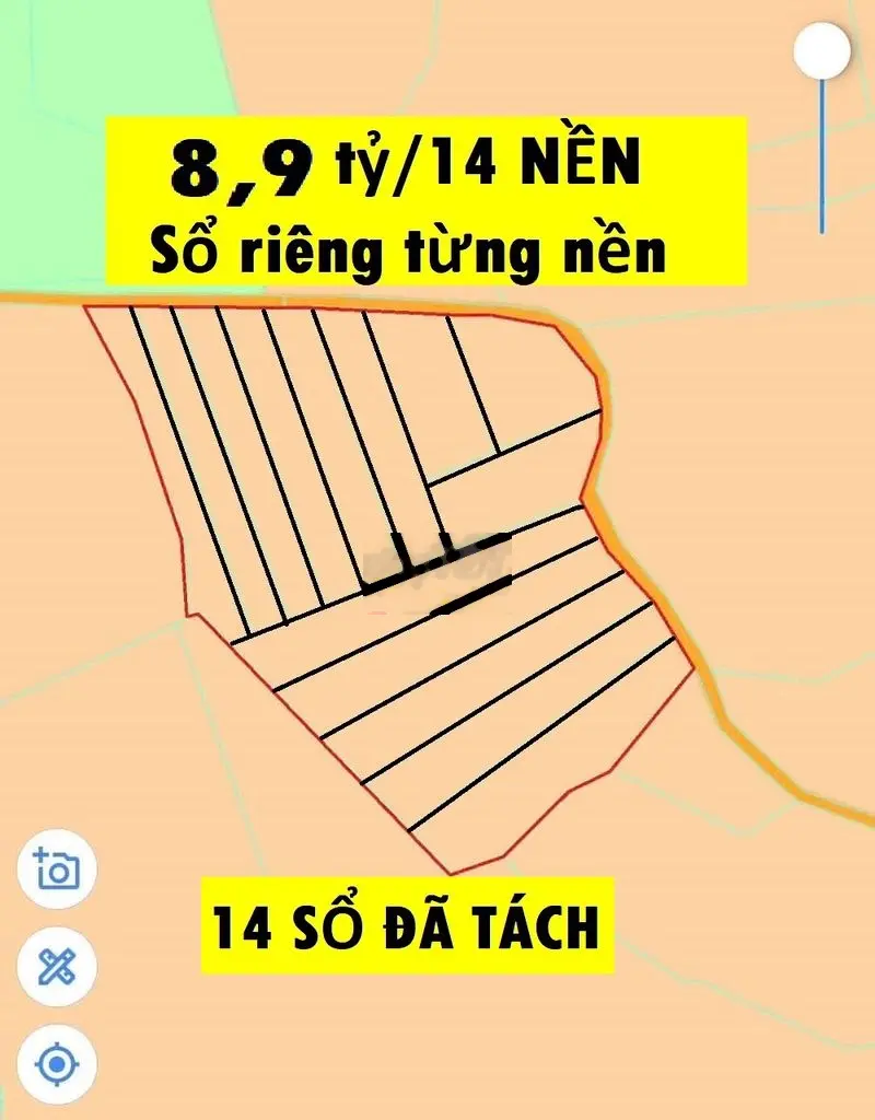 8,9 tỷ bán nhanh 15 sổ riêng, tại Quốc Lộ 20, xã Ngọc Định, Định Quán