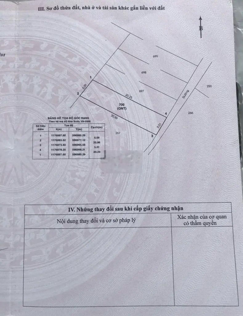 Bán GẤP: Đất sổ đỏ 102m2 Full thổ cư, Xã Qui Đức, HCM (Cách HL11 100m)