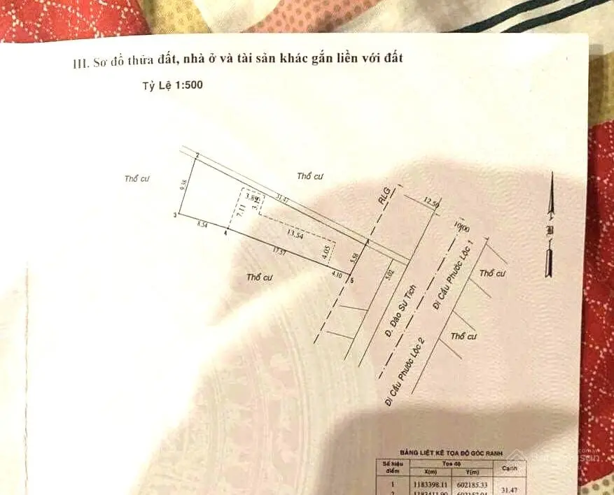 Bán 223m2 đất thổ cư 100%, MT Đào Sư Tích, ngay UBND Phước Lộc, giá 9 tỷ