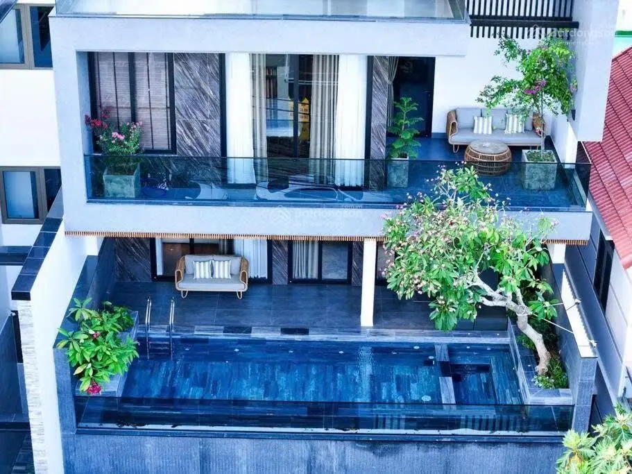 Bán villa 4 tầng Nam Việt Á, Đà Nẵng, hồ bơi vô cực thang máy, dòng tiền 200 triệu/tháng - 23,8 tỷ