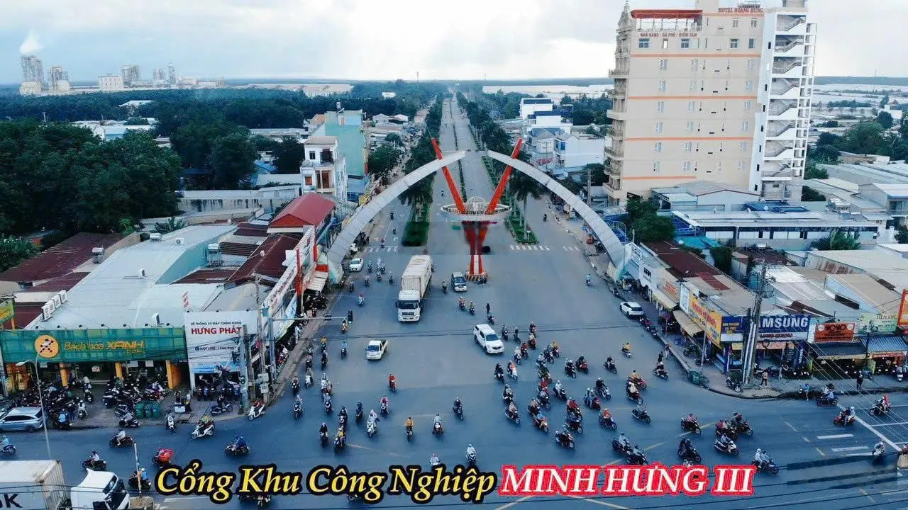 Định cư nn, sang gấp 500m2 (10x50m), tc 200m2, 378tr, shr, mt đường qh12m - đối diện kcn tân quan