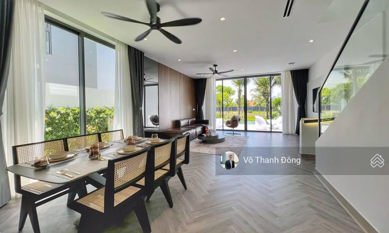 Biệt thự 3 phòng ngủ 288m2 Sanctuary Hồ Tràm, full nội thất Châu Âu, giá 16,5 tỷ bao hết