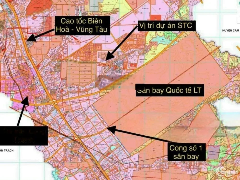 Chủ ra gấp lô đất STC Long Thành đã có sổ, gần sân bay LT, sinh lời ngay diện tích 95m2 giá 2tỷ150