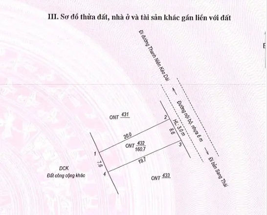 Đấu giá 5 tài sản đất xã Nghĩa Lợi, thị xã Nghĩa Lộ, tỉnh Yên Bái