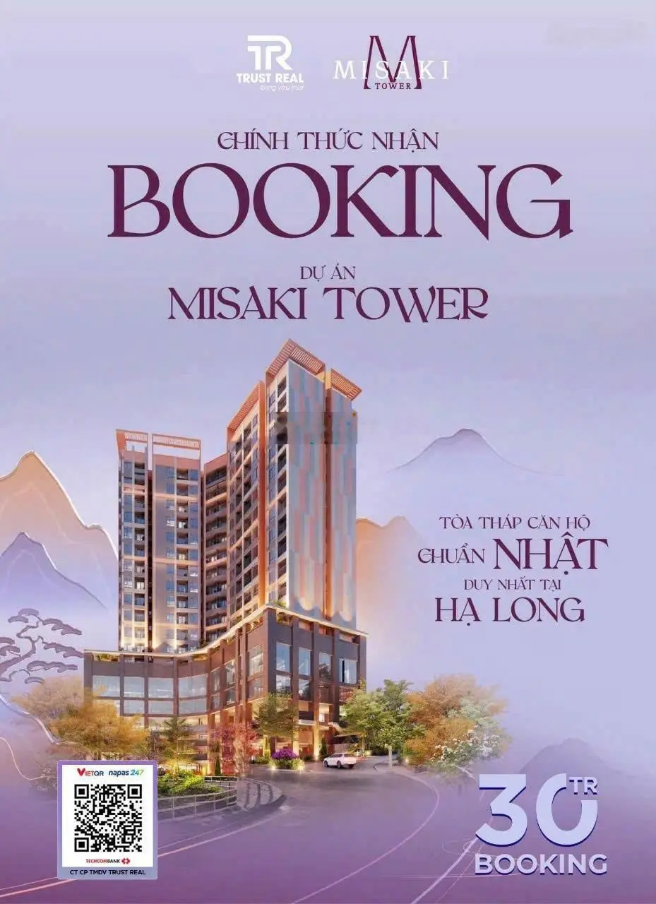 Chính thức nhận booking căn hộ Misaki chuẩn Nhật đầu tiên tại trung tâm Tp Hạ Long. Giá cực tốt