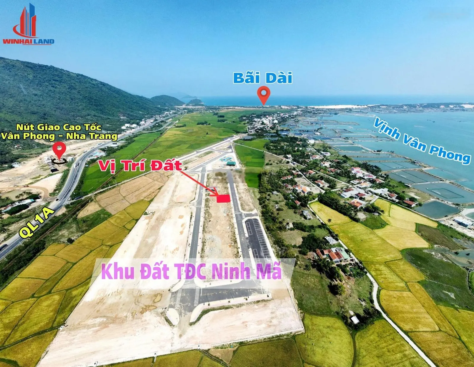 Bán đất đẹp tái định cư Ninh Mã - KKT Vân Phong - Khánh Hòa