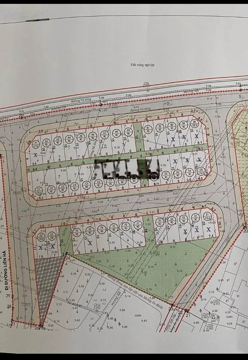 Chuyển nhượng đấu giá Hà Phong, Liên Hà, Đông Anh 9,4x15m đường 3 oto tránh