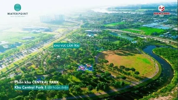 Mua nhà sang rinh xế xịn khi sở hữu dinh thự châu Âu Park Village ven sông Waterpoint Nam Long