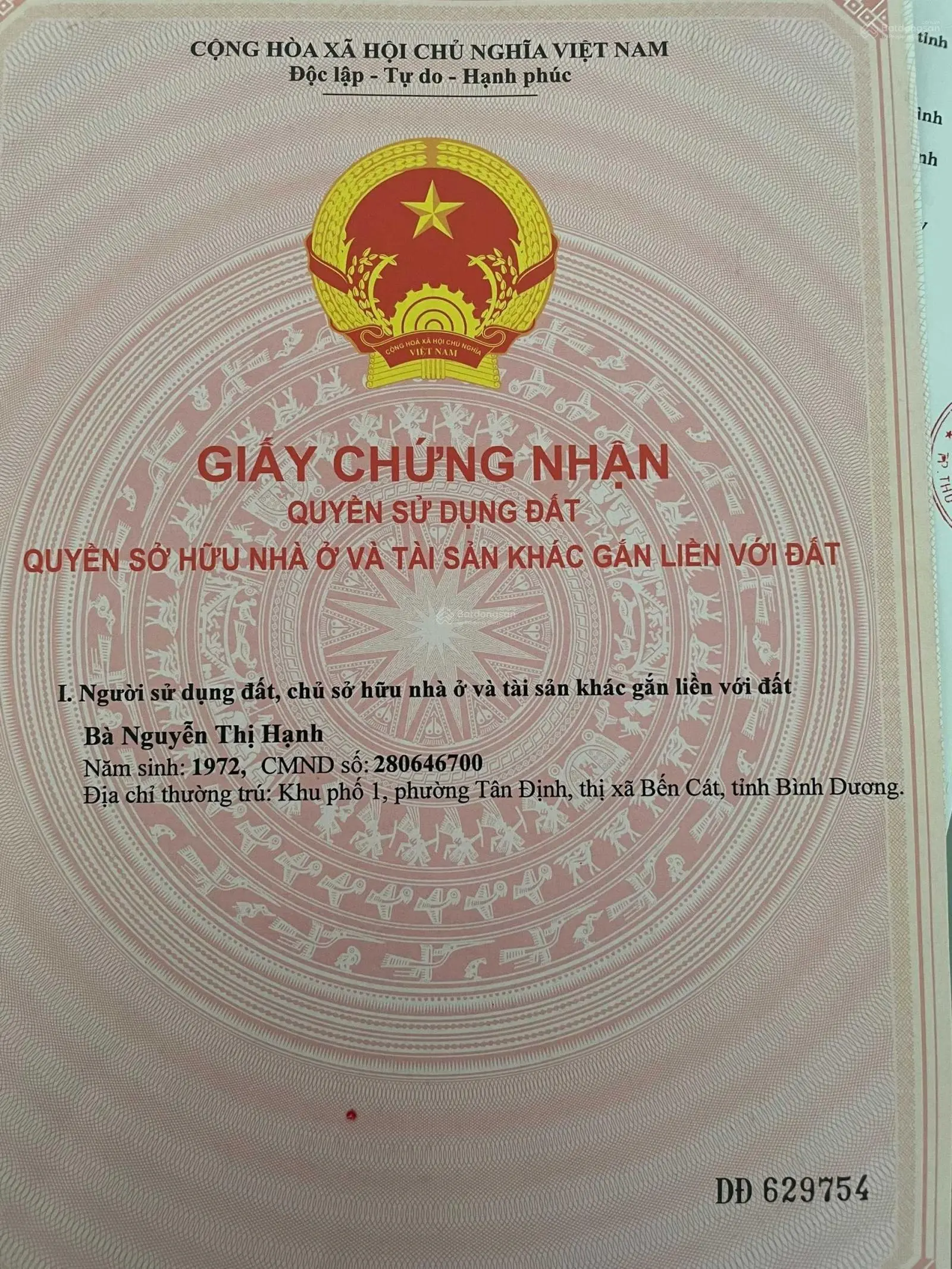 Chính chủ kẹt tiền cần bán gấp 10m ngang Long Tân mặt tiền đường nhựa