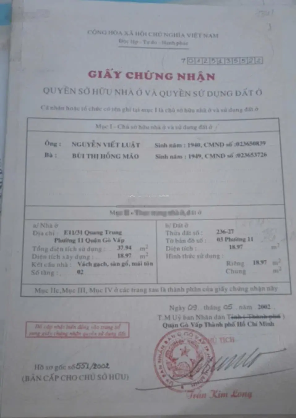 Dưới 3 tỷ - nhà đẹp full nội thất - 2pn - ngay chợ hạnh thông tây - coop.mart quang trung