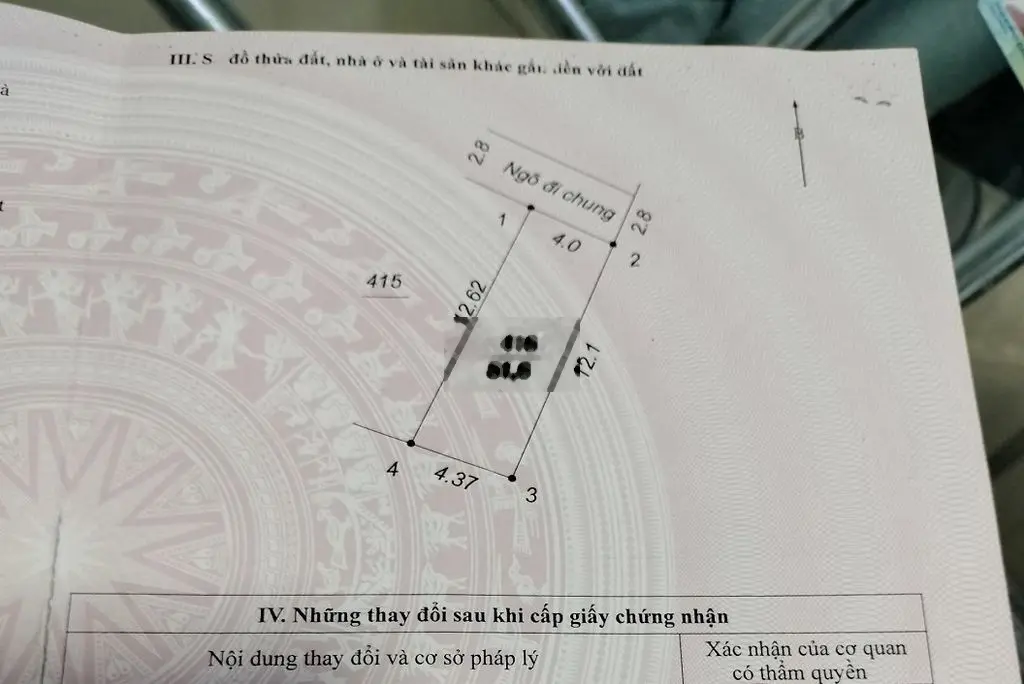 51,6M Gần QL6 Đông Phương Yên, chỉ 1,x tỉ