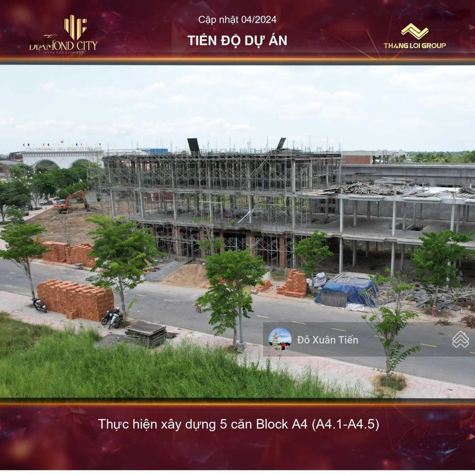 Còn duy nhất suất nội bộ dự án Diamond City 90m2 giá 1tỷ4 hỗ trợ trả góp 36 tháng không lãi suất