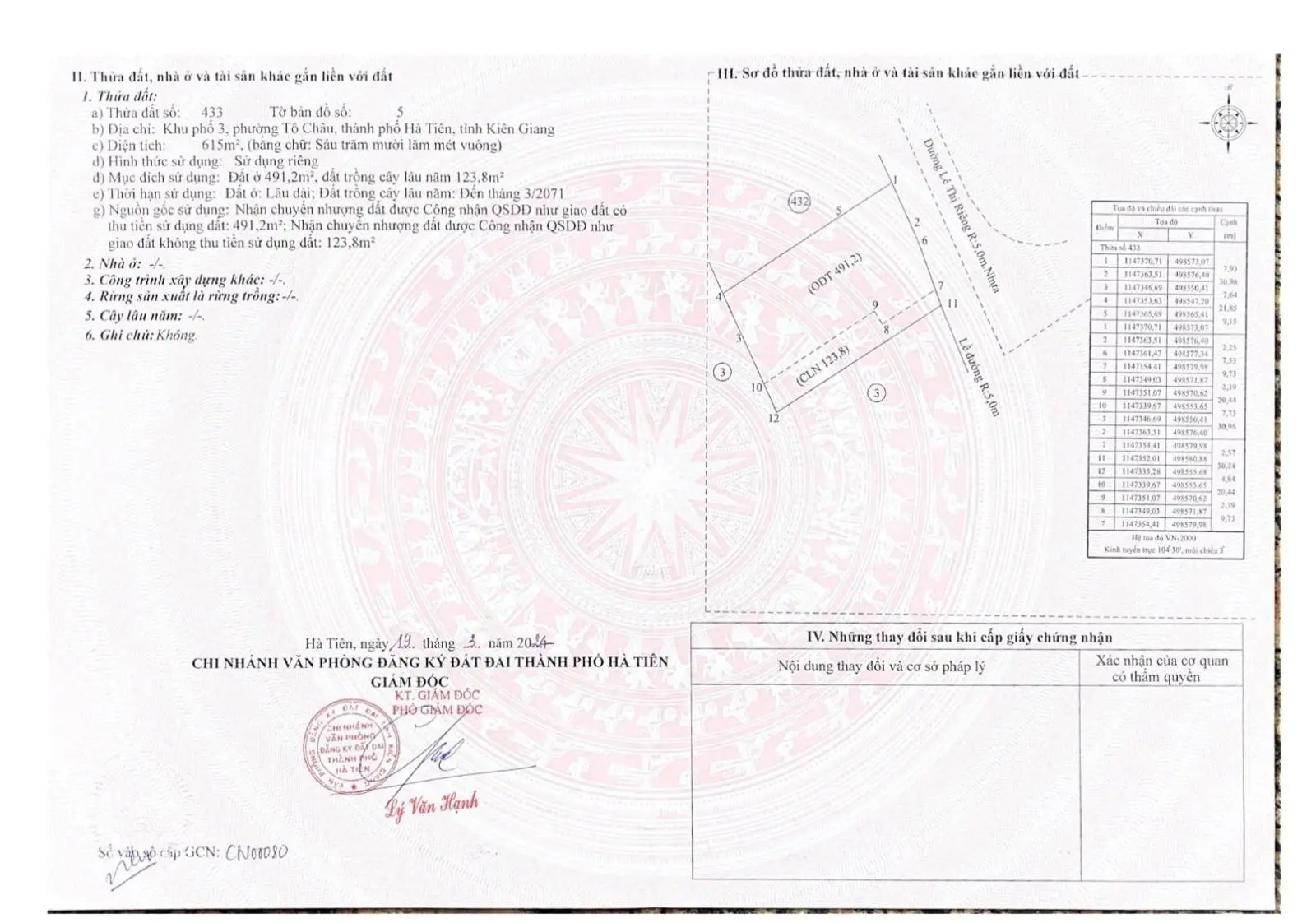 Bán gấp 615m có 490m thổ cư mặt tiền Lê Thị Riêng giá cắt lỗ chỉ 7,3 triệu/m2 | CHÍNH CHỦ