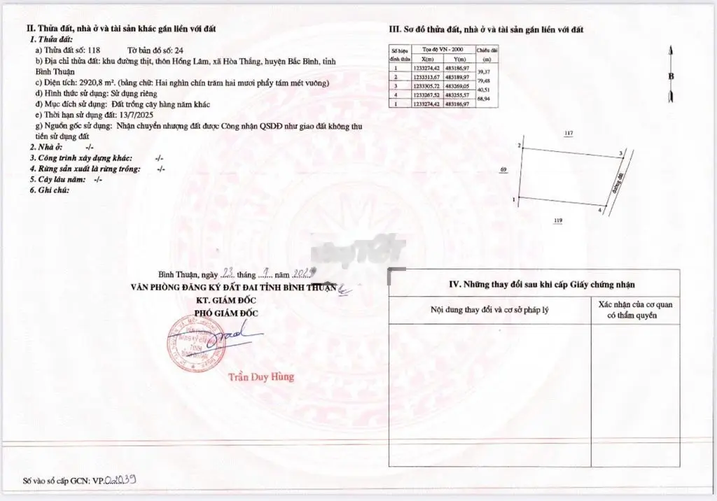 2920m2 ngay trung tâm khu farm Hòa Thắng, điện nước sẵn, giá 1.2tr/m2