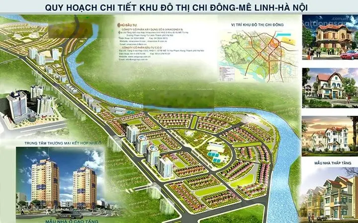 Chính chủ còn duy nhất 1 lô siêu phẩm tại Khu đô thị Chi Đông. Sổ đỏ đã xây thô sẵn sang tên.