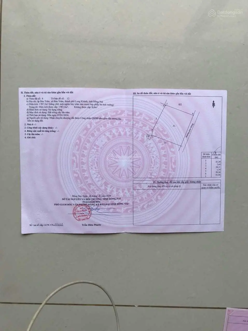 Chính chủ bán gấp 1,7 sào Bàu Trâm, Long Khánh vị trí đẹp giá cực rẻ