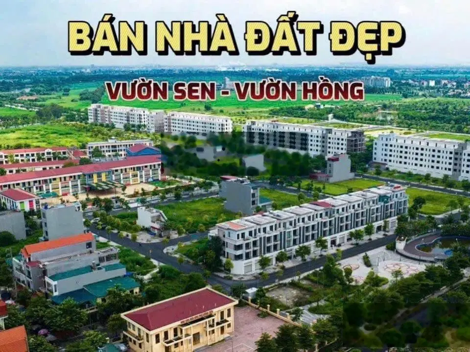 Bán nhà mặt phố đẹp tại khu đô thị vườn sen bắc ninh - giá tốt - nhiều tiện ích