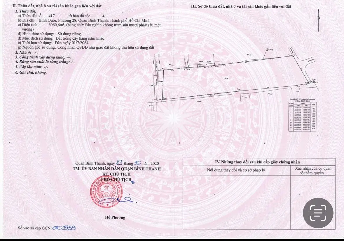 Bán lô đất 6060,6m2 ngang gần 37m giá 9tr/m2 mặt tiền đường, sát sông, có sổ sẵn. LH 0906 686 ***