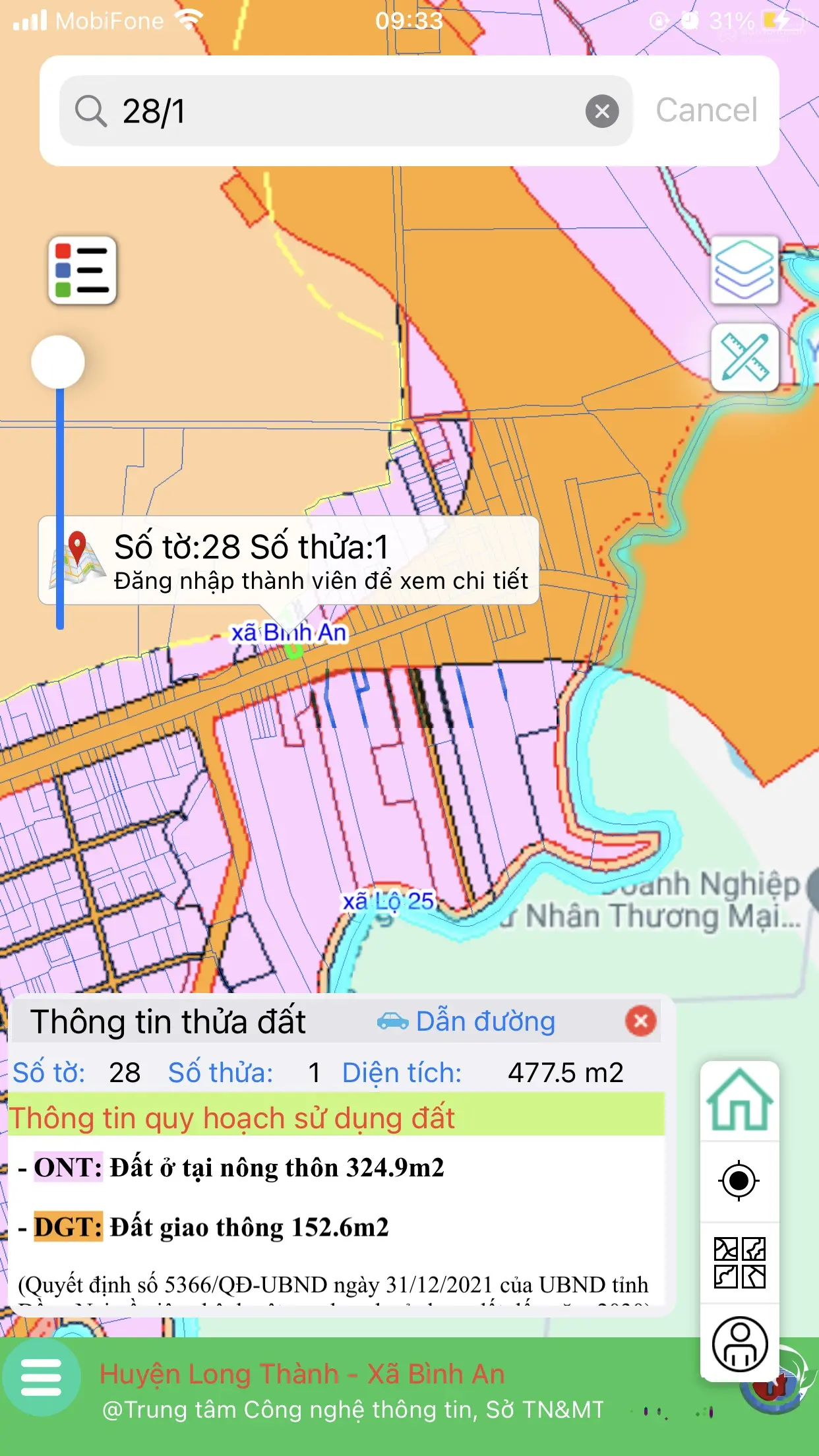 Mặt tiền dt769 ngang 10.55m x 45m tc 300m sát sân bay lt giá ngộp 6ty