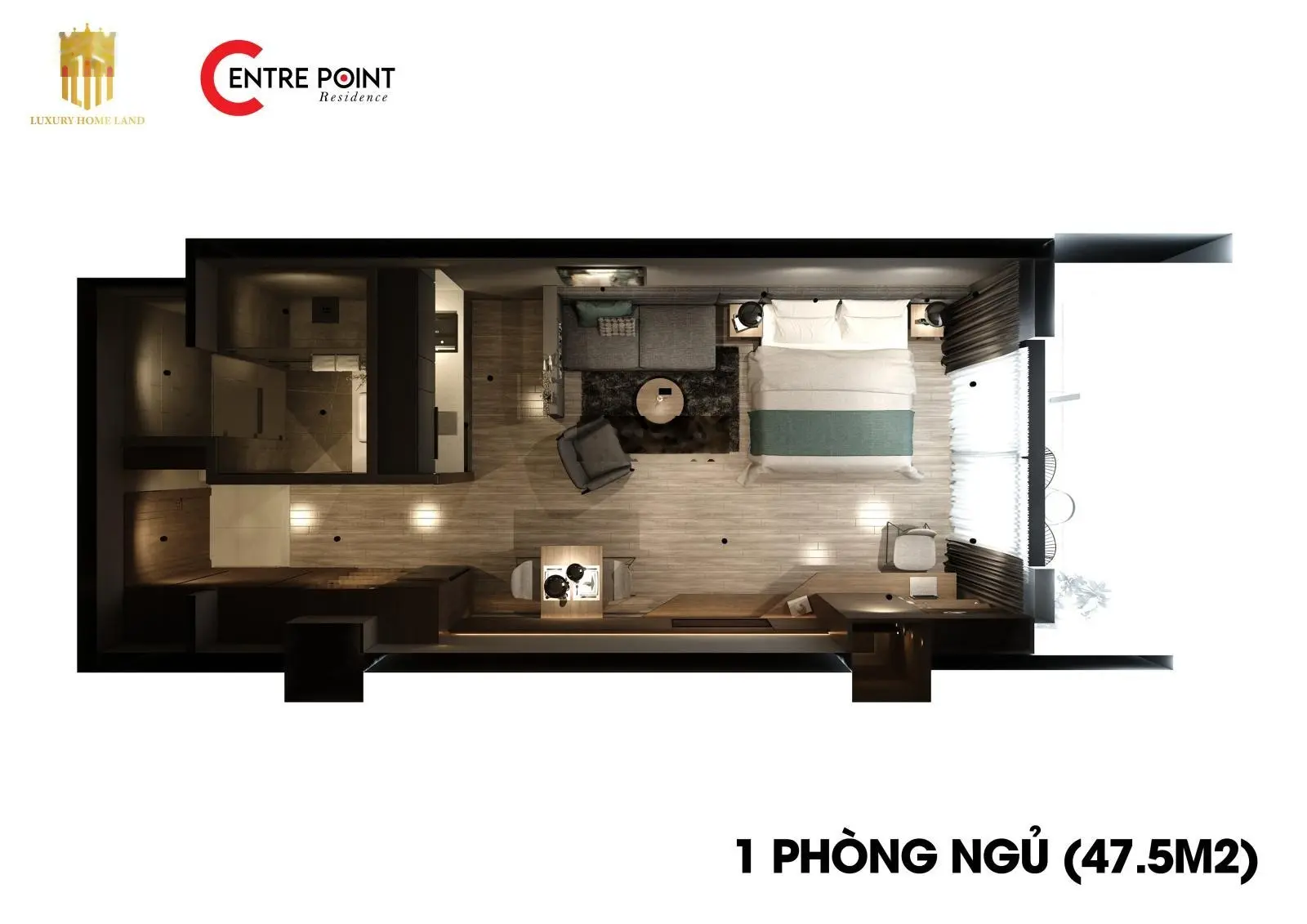 Giá chỉ 3 tỷ VND cho căn hộ tại Center Point tại trung tâm Đà Nẵng, chuẩn 5 sao, hoàn thiện 100%