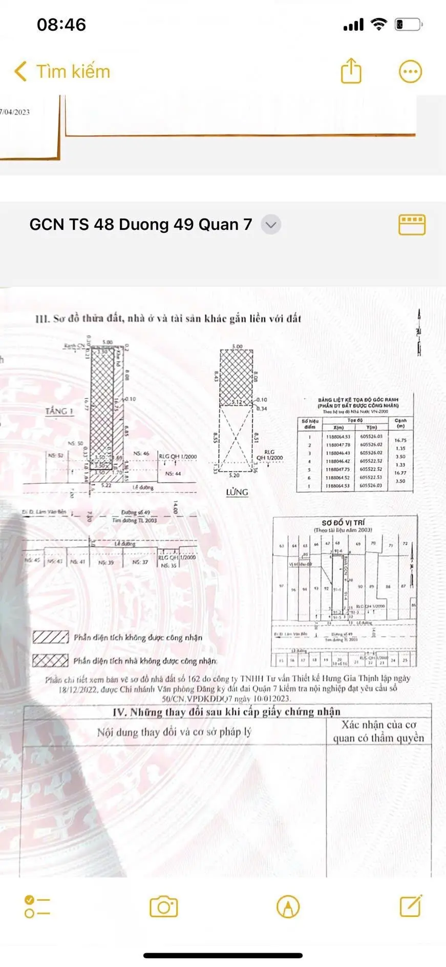 Bán nhà nát mặt tiền đường số 49, P. Bình Thuận, Quận 7