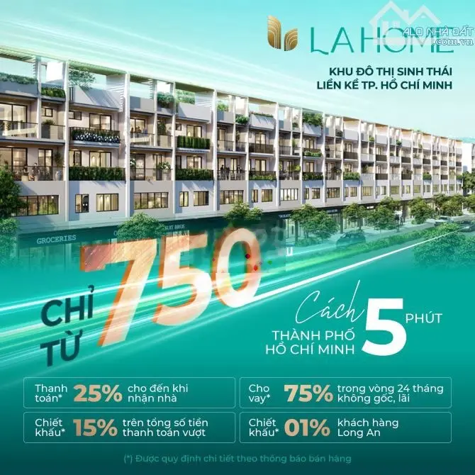 1 trệt 2 lầu, chỉ từ 2,99 tỷ/căn tặng 16 chỉ vàng