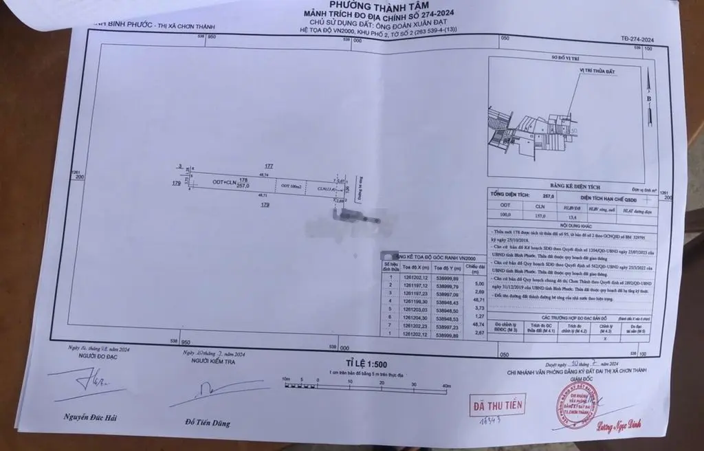 Bán 1 cặp 2 nền KP2 Thành Tâm thông ra QL13 dân cư đông đúc giá bé xíu