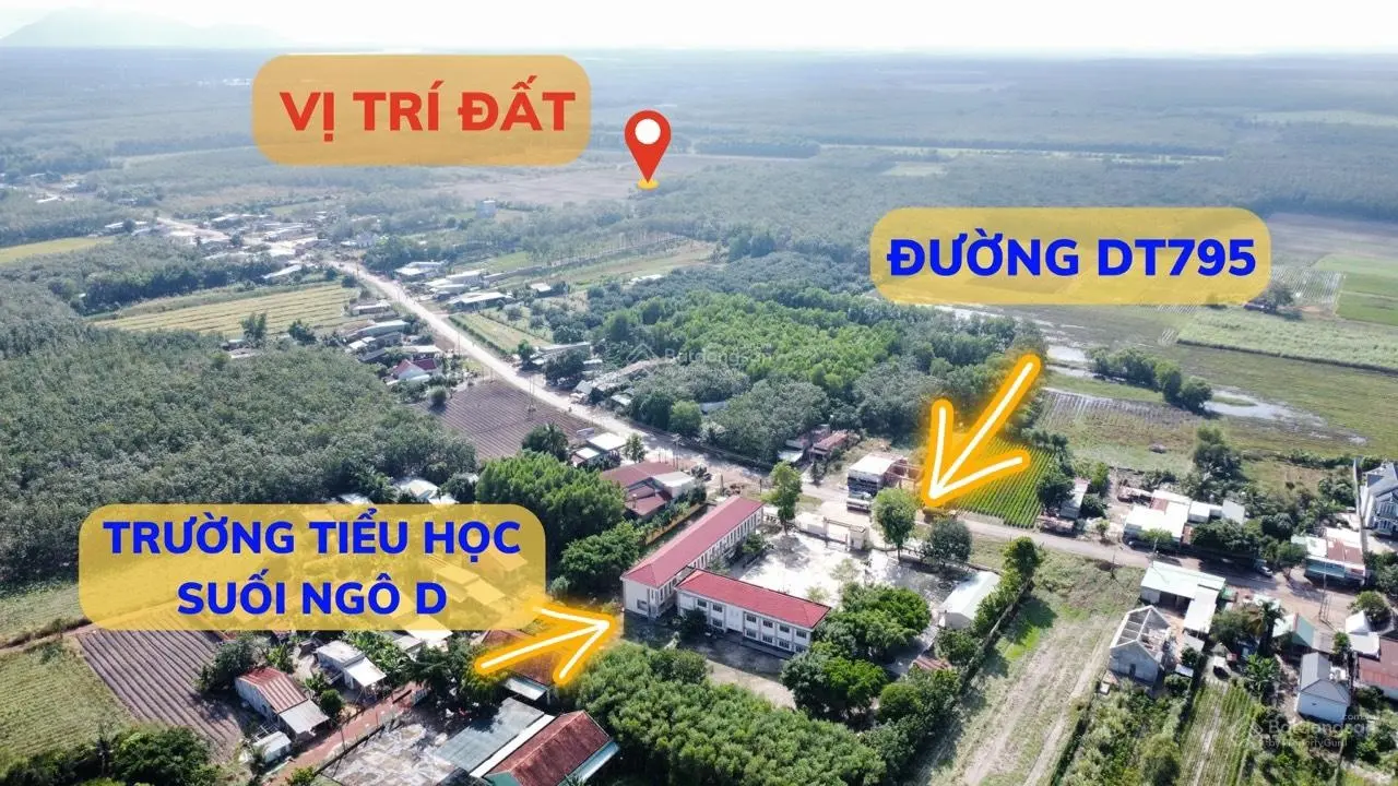 Bán 2 lô đất gần trường Tiểu học Suối dây ,Tân Châu ,Tây Ninh giá 680 và 980 triệu LH: 0976 292 ***