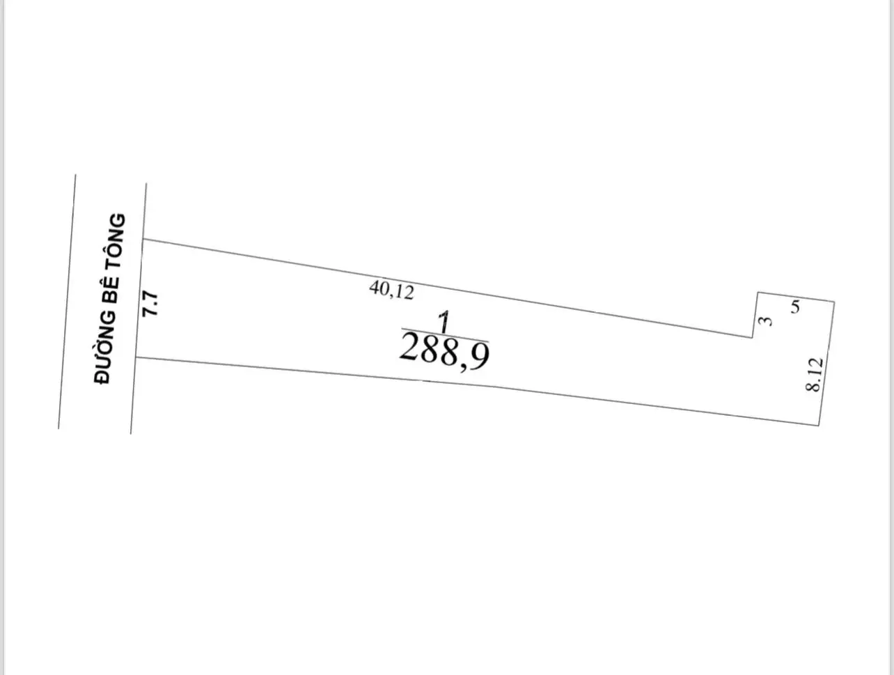 CHỈ 125 TRIỆU SỔ HỒNG CẦM TAY Dt: 289 mét Quy hoạch full thổ cư Đường bê tông ô tô vi vu