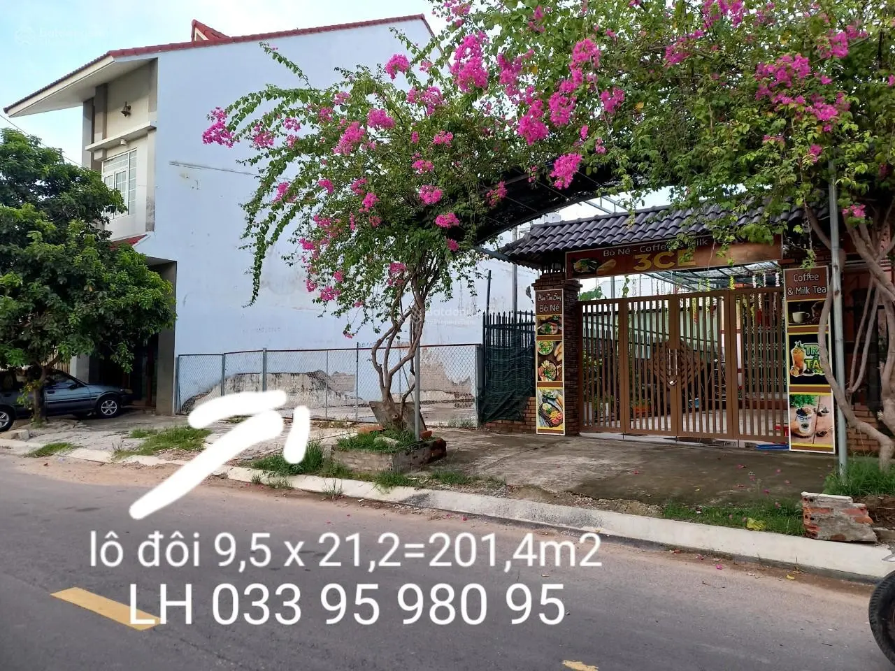 Ngộp bán lô đất đôi giá rẻ nhất khu 201,4m2 (3 tỷ3) khu Hoàng Long TT Diêu Trì, Tuy Phước