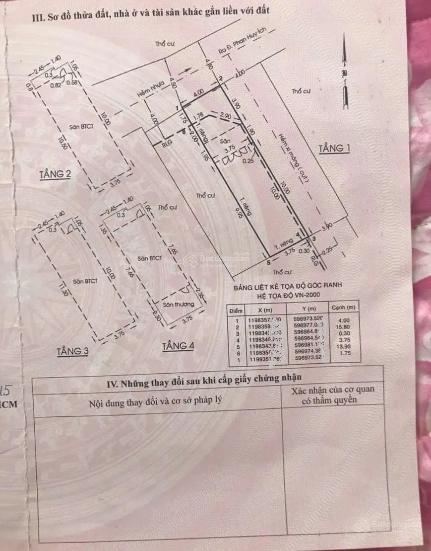 Bán nhà 2 MT, 4 lầu tại Bùi Quang Là, Gò Vấp, 63,2m2