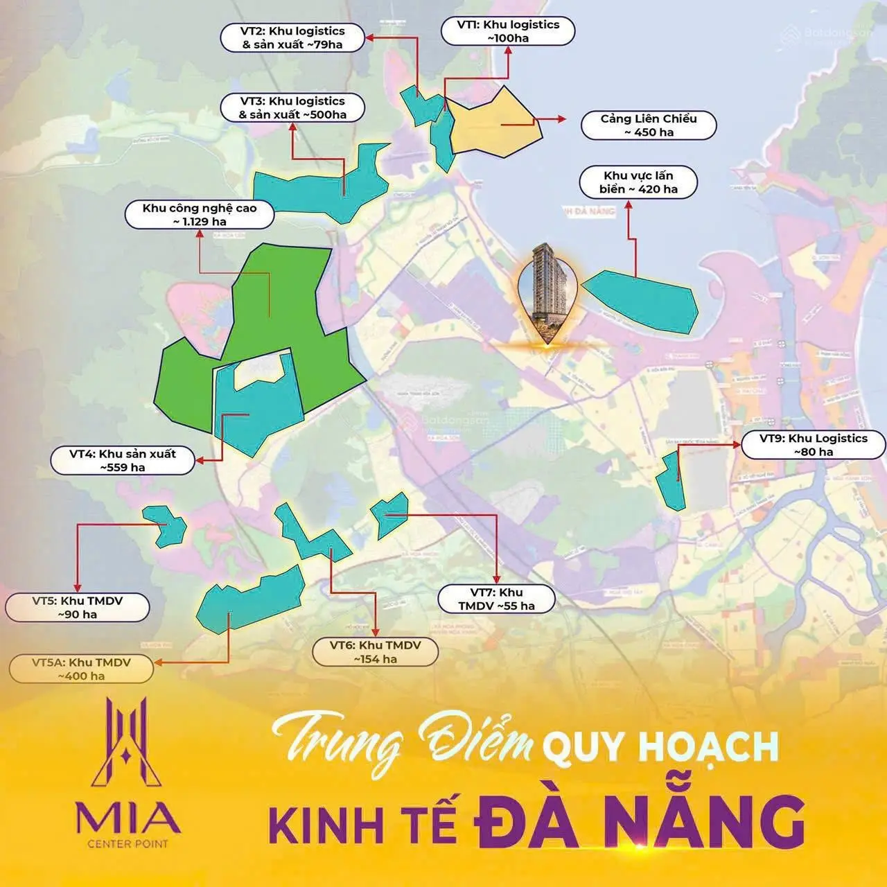 Chính thức nhận booking căn hộ Mia Center Point mặt tiền Ngô Thì Nhậm, trung tâm Liên Chiểu Đà Nẵng