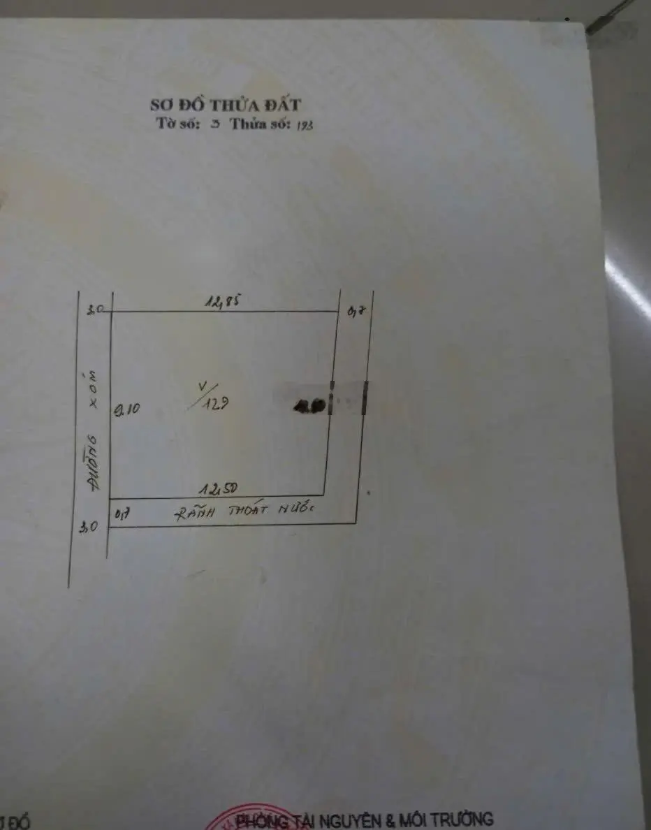 Đất THUỴ HƯƠNG -Chương Mỹ Giáp HÀ ĐÔNG 129m2 GIÁ 1,650TR lh 0385 859 ***