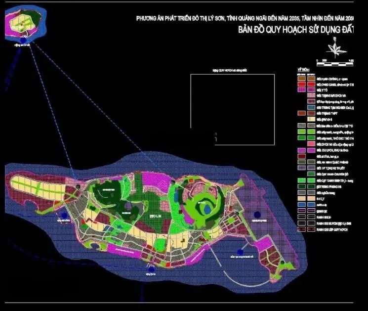 Quang Vinh chào bán lô đất 500m2 mặt tiền đường nhựa. Gần KDC và khu tổ hợp du lịch Lý Sơn cáp treo