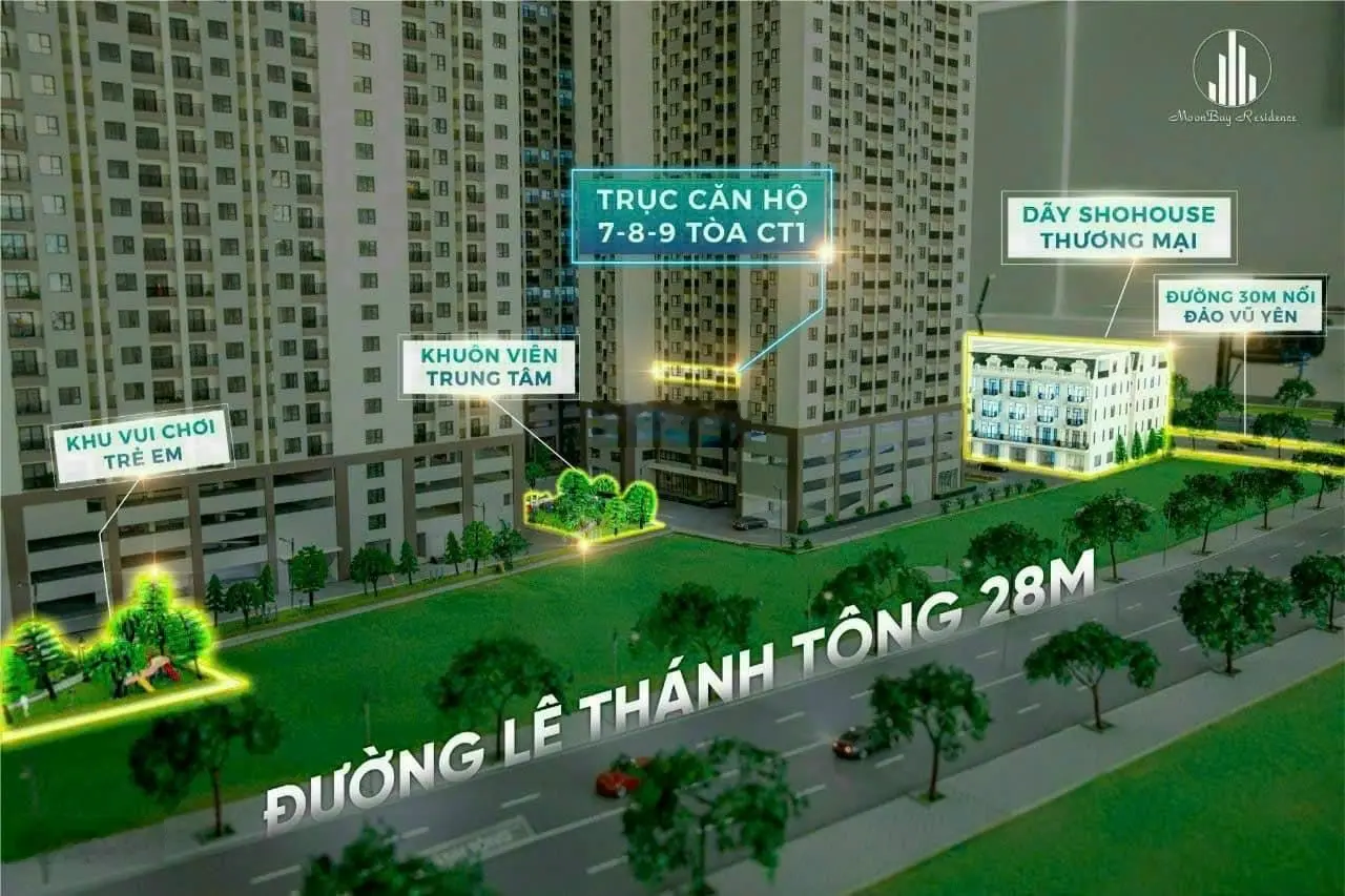 Cần bán nhanh 2 căn tầng 16 đẹp nhất dự án MoonBay Residence 384 Lê Thánh Tông