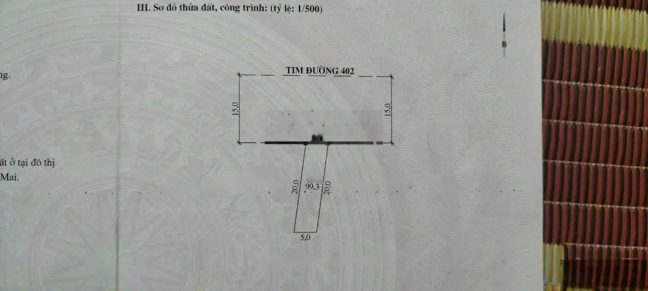 Chính chủ gửi bán lô 99.3m2 mặt đường 402 giá chỉ 2 tỷ xx bán lô đất siêu đẹp, giá mềm tạ