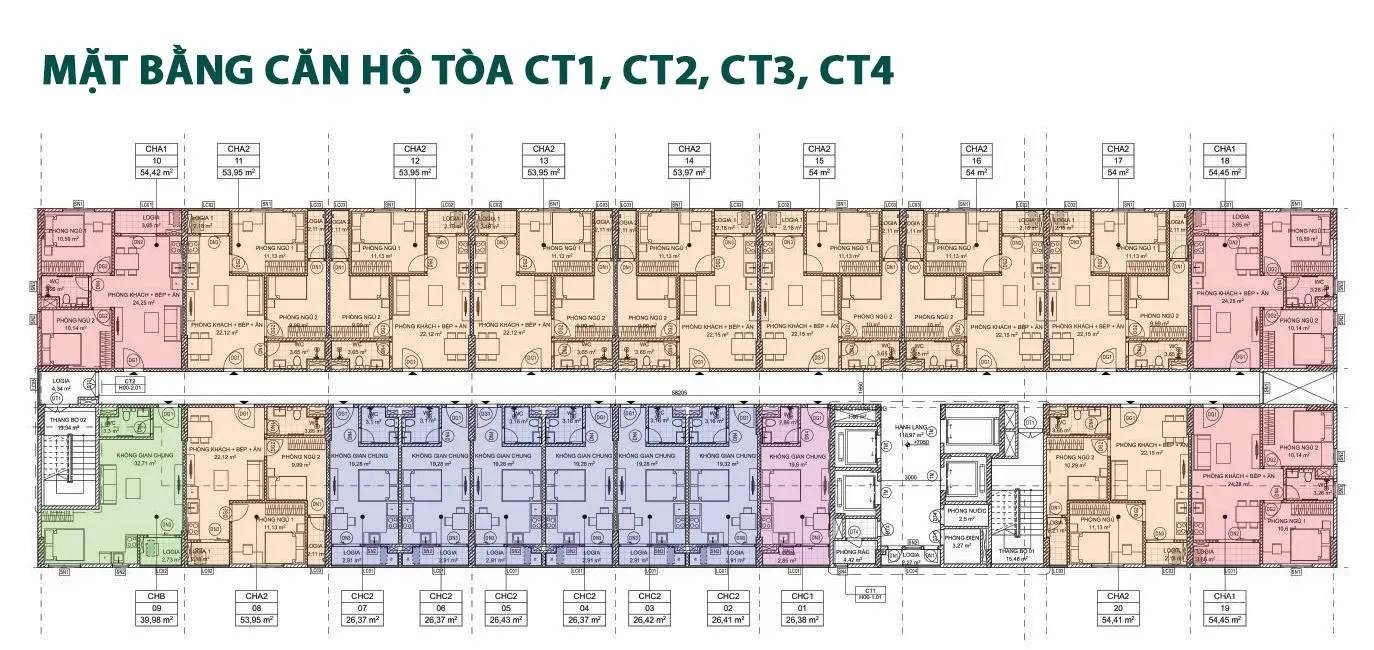 Cần bán căn studio tầng 10 toà CT1