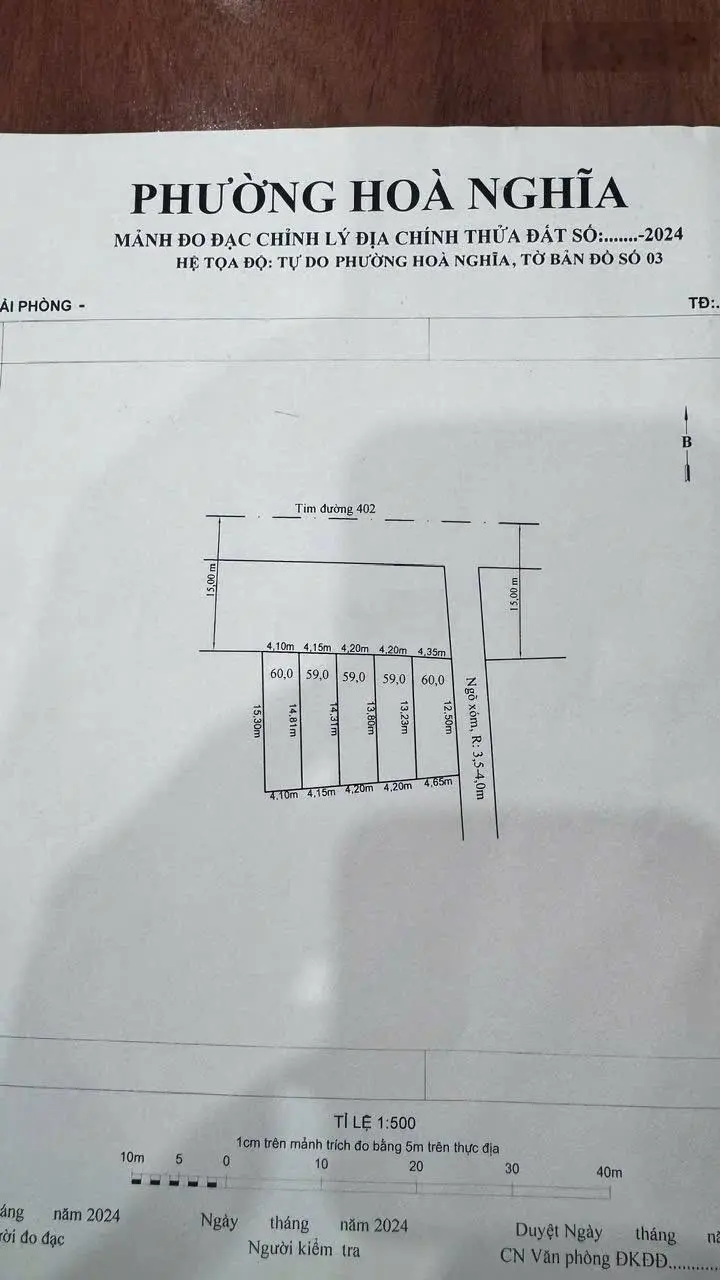 1 tỷ xx sở hữu ngay lô mặt đường 402 hoà nghĩa, dương kinh, hải phòng