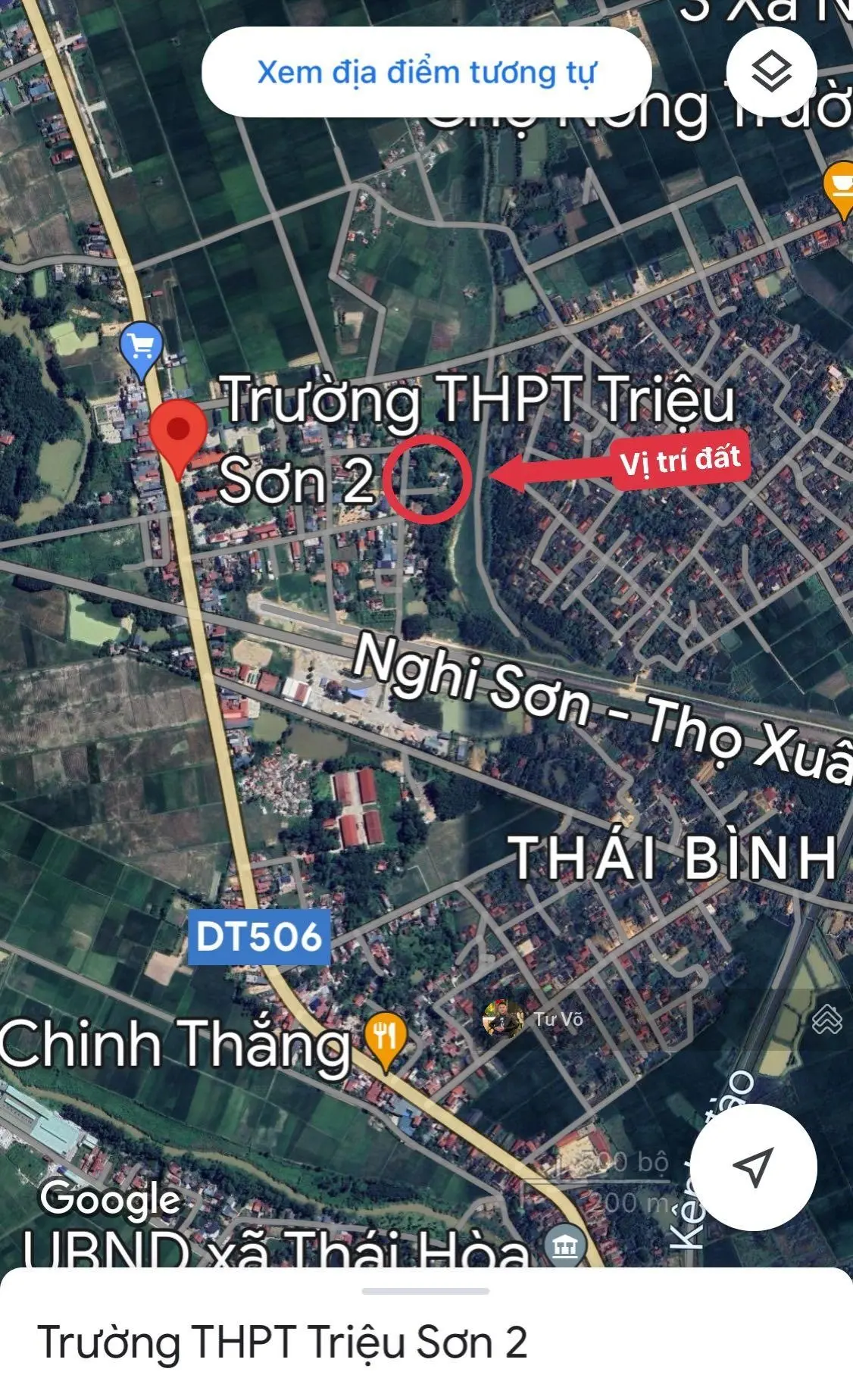 8 lô hàng F0 tách vào tên sổ đỏ luôn cạnh trường THPT Triệu Sơn 2, 150m ra CT Nghi Sơn - Thọ Xuân