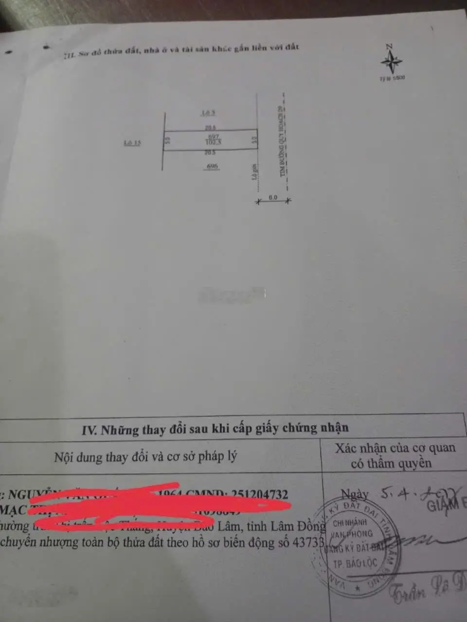 Cần bán đất giá 6 tỷ VND tại Đường Lương Thế Vinh, Bảo Lộc, Lâm Đồng