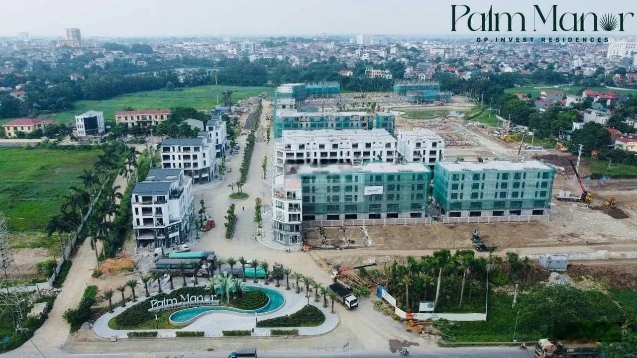 5 tỷ (40%) sở hữu ngay căn VIP biệt thự view Hồ tại Palm Manor Việt Trì - GP.Invest mở bán đợt 2