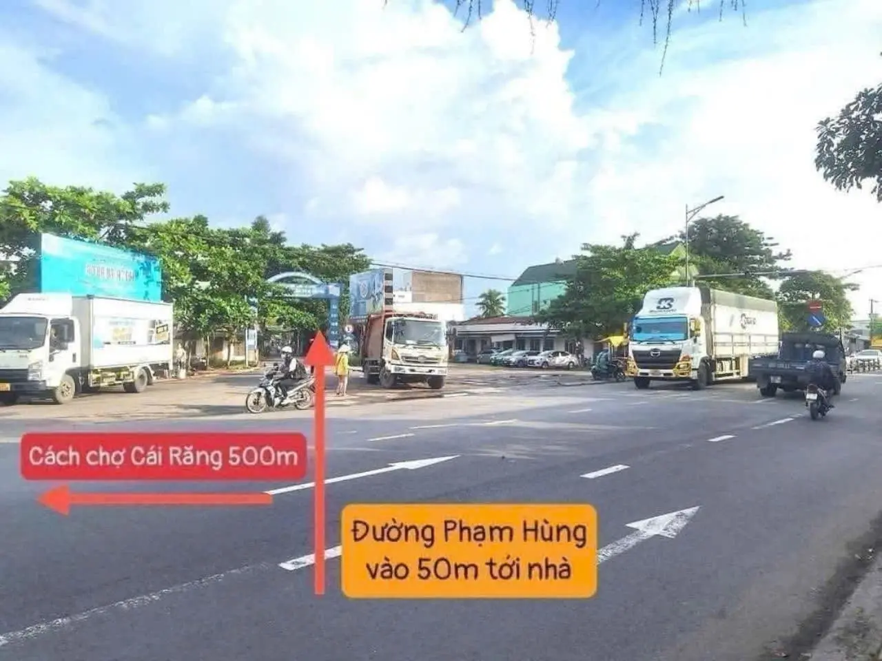 Bán nhà diện tích rộng mặt tiền đường Hàng Xoài gần chợ Cái Răng lộ ô tô giá rẻ chính chủ