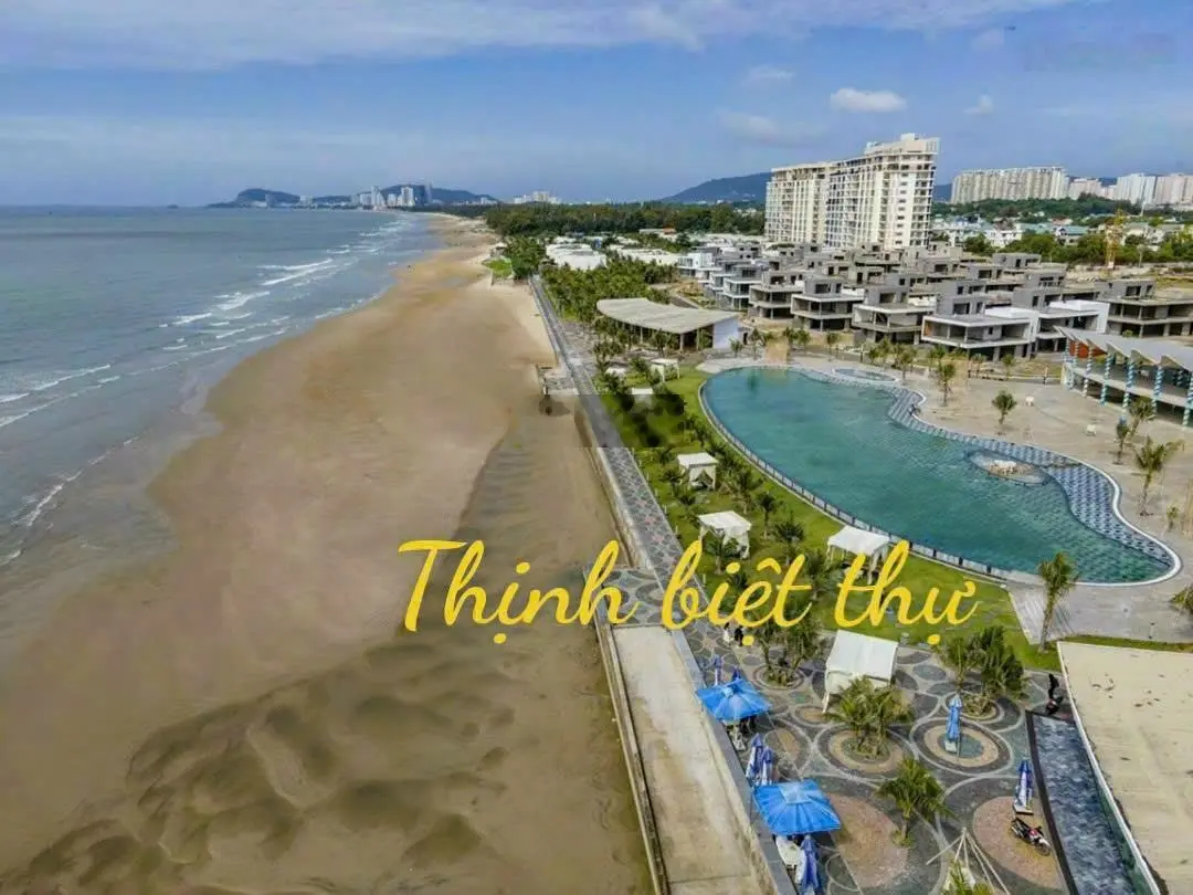 Giảm 500 triệu, 19.5 tỷ lô biệt thự đẹp, sổ đỏ, khu nghỉ dưỡng resort Long Cung, P10, Tp Vũng Tàu