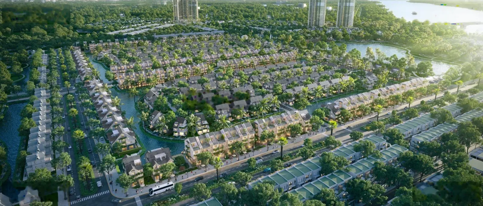 Biệt thự đảo - Central Island vị trí trung tâm nhất khu đại đô thị xanh Eco Central Park sắp mở bán