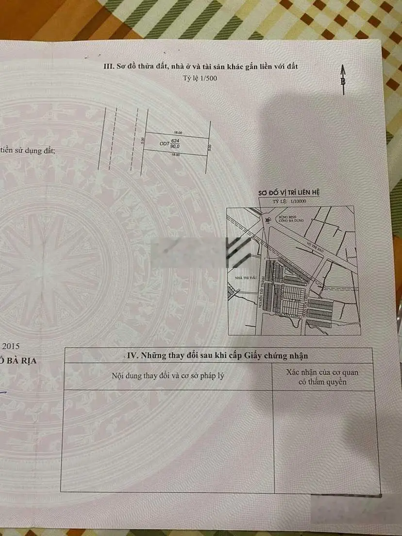 Chính chủ kẹt tiền bán nhà đang ở trung tâm TP Bà Rịa đường Đoàn Thị Điểm khu Triều Phát