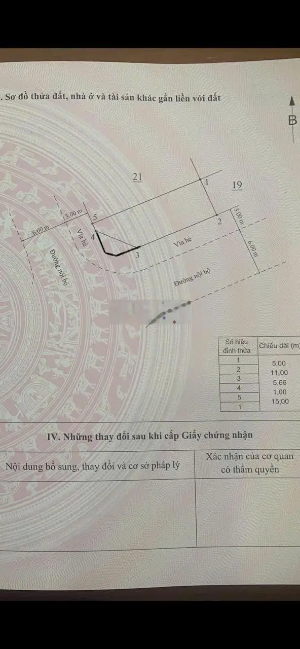 Bán Lô góc tại Tân Quang Minh. DT 67m2, 2 mặt vỉa hè 3m, đường Rộng, sổ đỏ