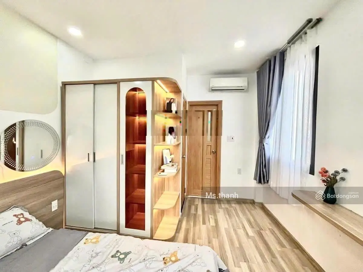 Hẻm 4,5m, xe hơi đậu cửa, nhà mới đẹp, ~ 40m2, ko tóp hậu, 4 tầng BTCT, khu Phan Xích Long, PN