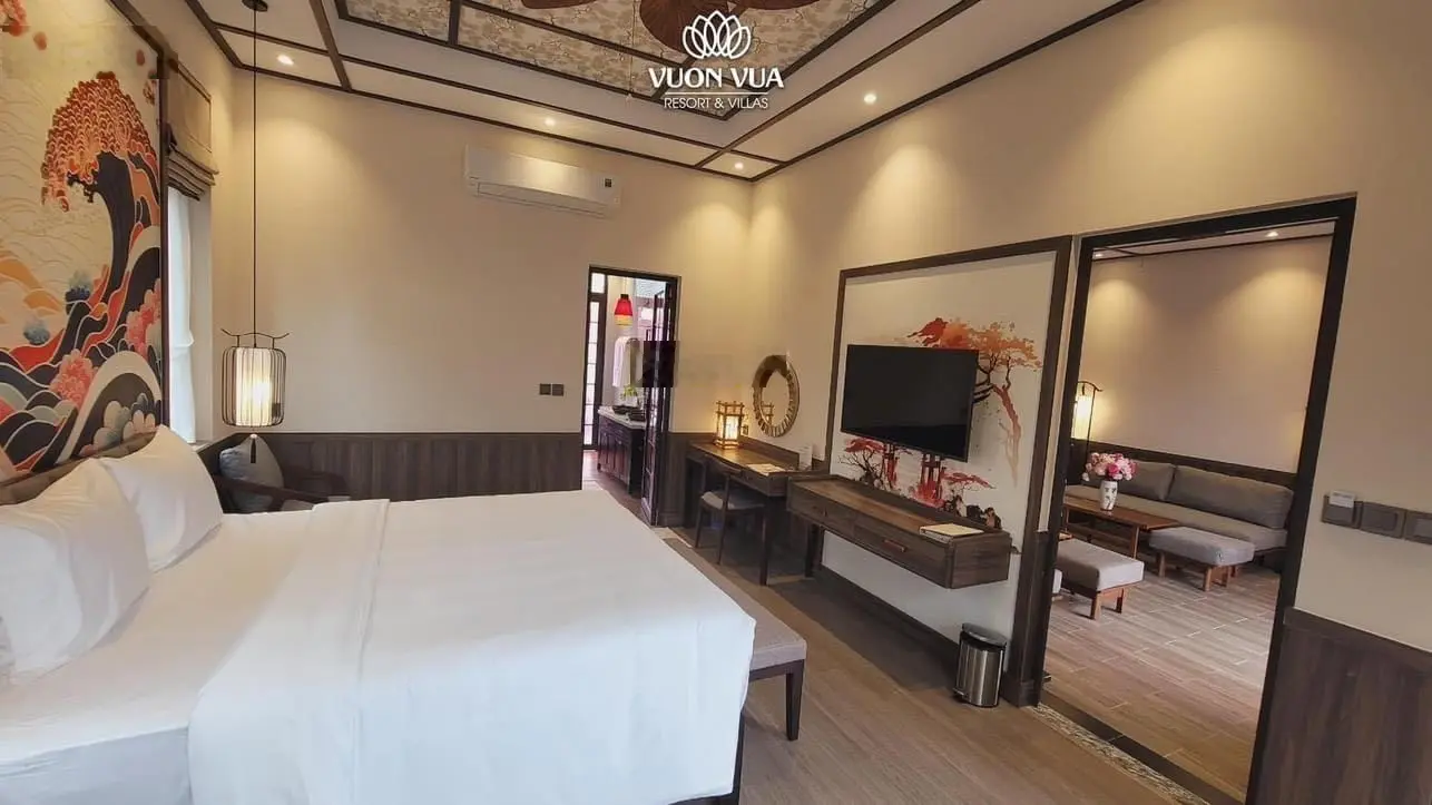 Bán BT Onsen Villas Nhật Bản siêu Vip, DT 360m2, DTXD 198m2, sục khoáng xông khô riêng tư